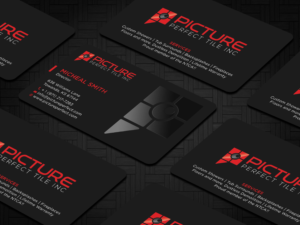 Picture Perfect Tile Inc. Business Card | Business Card Design by Tripti Ranjan Gain