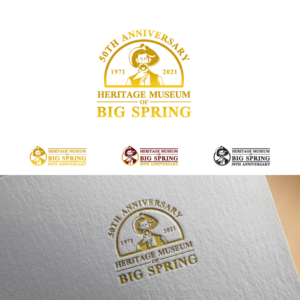 Heritage Museum of Big Spring-50th Anniversary.../or using 50 years from 1971-2021  | Logo-Design von Kornelius - Lahalah