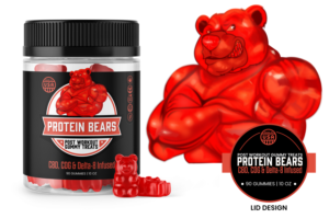 PROTEIN BEARS (Gummie) | Label Design by SAI DESIGNS