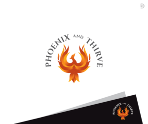 Phoenix and Thrive | Logo Design by D_Mantra