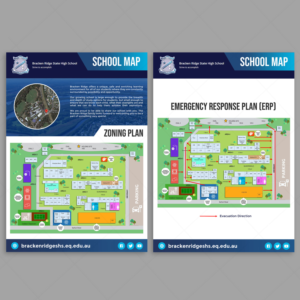 New School Map | Poster-Design von DA.