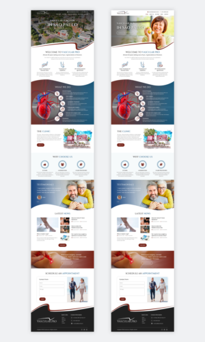 vascular clinic webdesign (wordpress+neve theme+ elementor) | Web Design by Starlyn DS