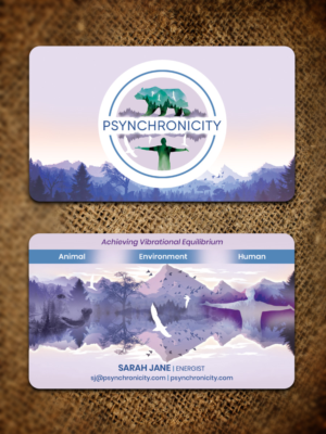 Unique & Creative Business Card for Psynchronicity | Business Card Design by Sandaruwan