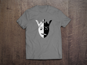 Hustle 168 - T-shirt - Theater Mask Design | T-shirt Design by Rookie Design