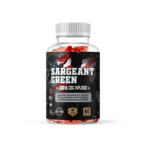 "Sargeant Green" is a brand of  gummied aids | Label Design by ronin71