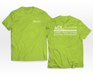 Work T-shirt for our flooring installers to wear on the jobs | T-Shirt-Design von Luniere Designs