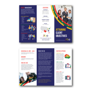 Jibe Staffing Tri Fold Brochure | Flyer Design by Rongbaaz