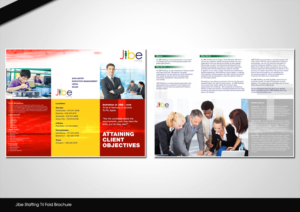 Jibe Staffing Tri Fold Brochure | Flyer Design by disign