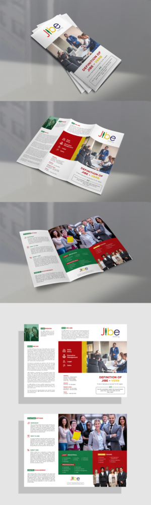 Jibe Staffing Tri Fold Brochure | Flyer Design by Deepak_9_Malhotra