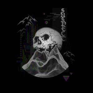 Suspect Streatwear Hoodie Looking for a chrome Skull with old english Scripture  | Graphic Design by Prestige Studio