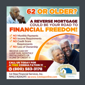 11 x 11 Flyer Design for Social Media - Reverse Mortgages | Flyer Design by DA.