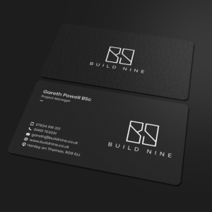 A design led business card for the construction industry  | Business Card Design by Sandaruwan