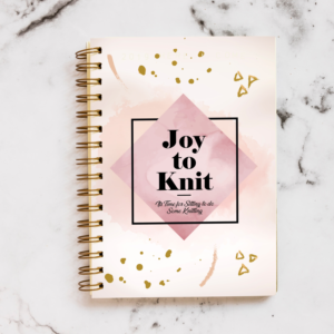 Joy to knit planner/ book cover | Book Cover Design by ecorokerz