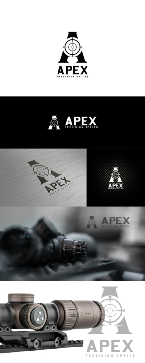 Apex Optics, or Apex Precision Optics, or just Apex | Logo Design by TerryBogard