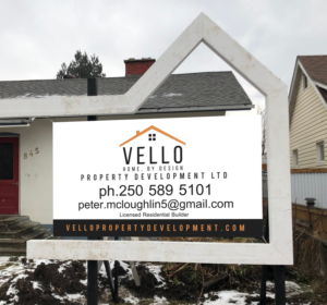 7' x 4' sign for a new multiunit residential mountain location** | Signage Design by R.design