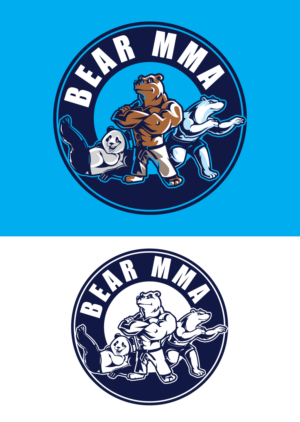 Bear MMA | Logo Design by ally designs