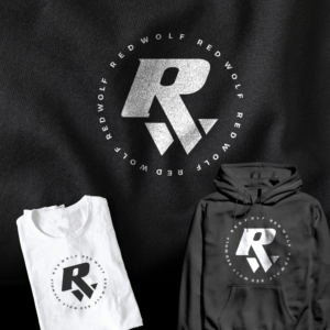 It can either use the name RedWolf or the initials RW or just R. | Logo Design by TRHZ