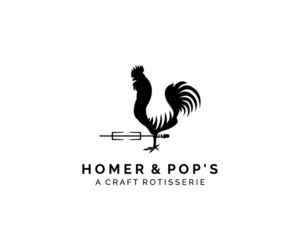 Homer & Pop's - A Craft Rotisserie | Logo Design by WahyuHMD