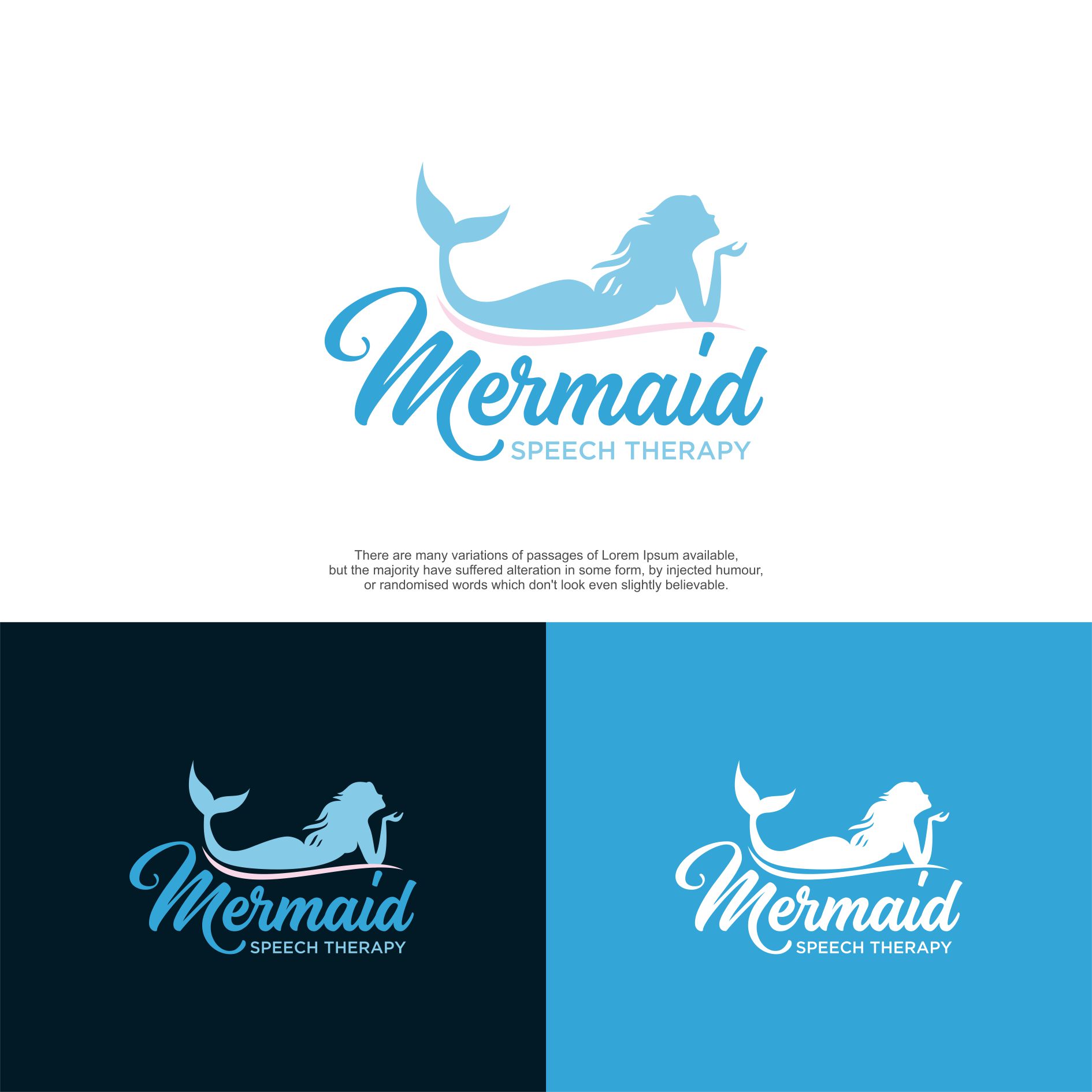 Logo Design by XinThink for Mermaid Speech | Design #26184292