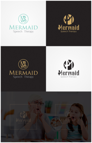 Logo Design by Tuba Art Studio. IZ (IMRAN ZW) for Mermaid Speech | Design: #26184023