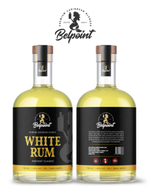 White Rum brand needs bottle label | Etikett-Design von SAI DESIGNS