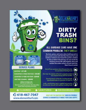 New Flyer for Bin Washing Service | Flyer Design by alex989