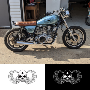 Death From Above Motorcycle Decal | Graphic Design by Radsky17