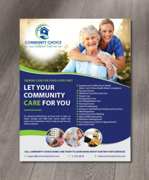 Community Choice Home Care-Flyer for Patients | Flyer-Design von alex989