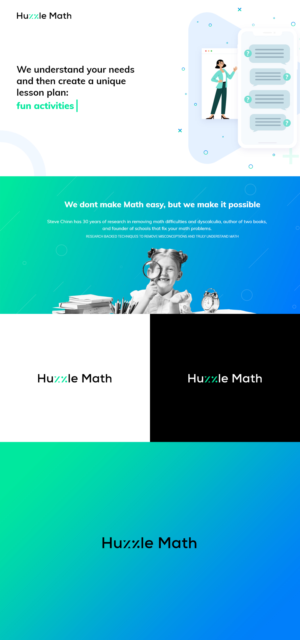 Huzzle Math | Logo-Design von SL Designer