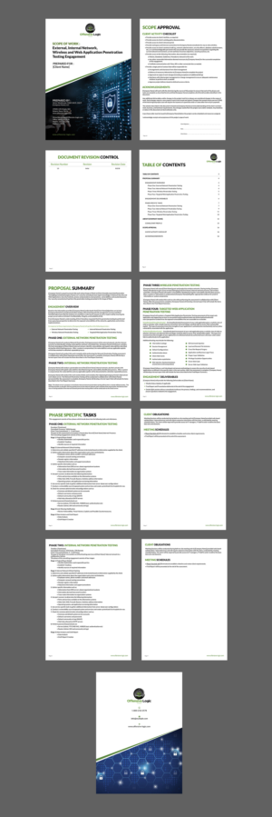 Word Template Designs for Offensive Security Professional Services Report | Word Template Design by Schöpfer