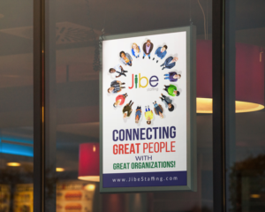 Jibe Staffing - Mission Poster Design | Poster-Design von RGraphic