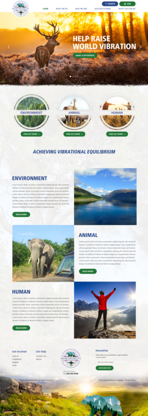  New Website for World Wide Charity (NATURE) | Web Design by Titan Eagle