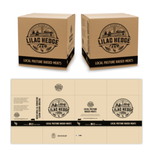 Farm Home Delivery Meat Box - Local Pasture Raised Meats | Packaging Design by SAI DESIGNS