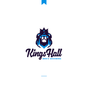 The name of the business and a lion with a crown  its for a vintage alpha male barber shop /social club | Logo Design by JBalloon Design