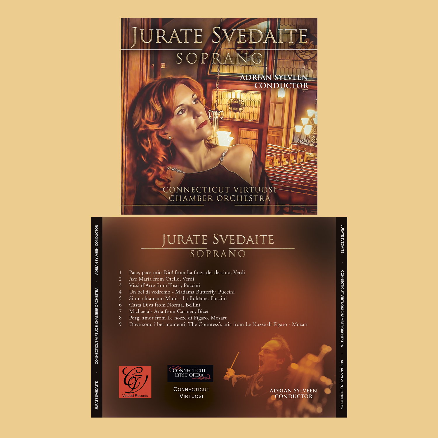 CD Cover Design by Wally_F for Connecticut Virtuosi Chamber Orchestra, Inc.  | Design #26236896