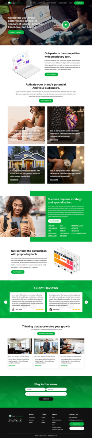 Eagle Ecommerce Website Design - Amazon & Walmart Growth * | Web-Design von Titan Eagle