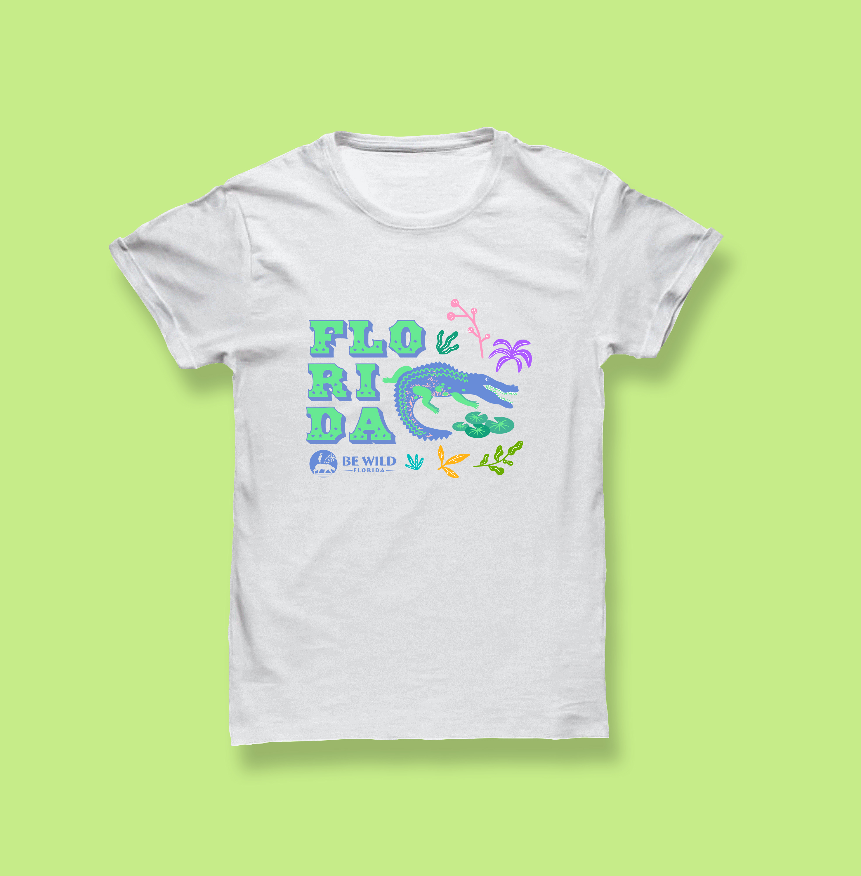 T-Shirt-Design von Creative Type für Be Wild Florida  | Design #26258814