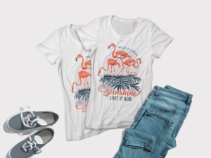 Florida nature shirts featuring wildlife, plants, and scenery of Florida. | T-shirt Design by Ena