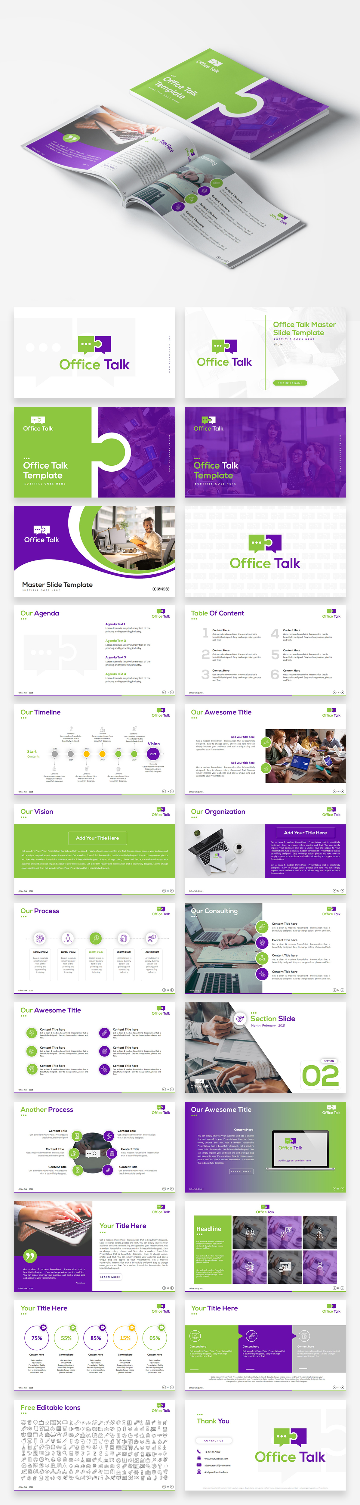 PowerPoint Design by Luvinda for this project | Design #26249702