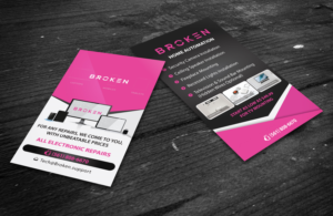 New & Improved BROKEN Business Card | Business Card Design by alex989