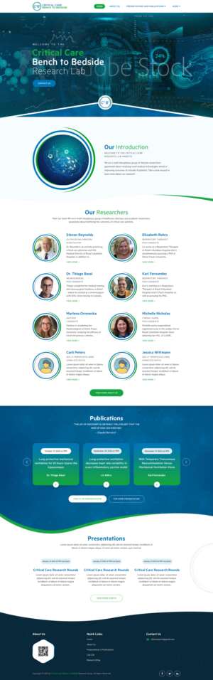 Translational academic medical clinical group needs website redesign | Web Design by sai.designer87