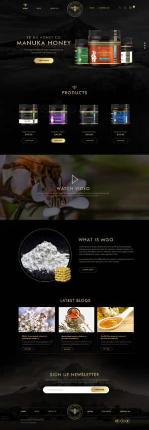 Web Design by Blue Sparrow for this project | Design #26250454