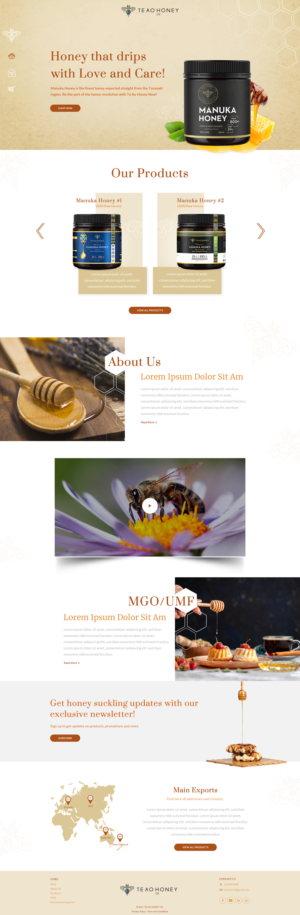 Manuka Honey company needs a Upmarket, Luxury Website!  | Web Design by greentec