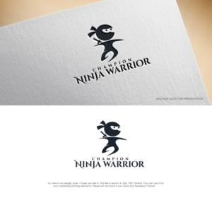 Champion Ninja Warrior | Logo-Design von Mono.co