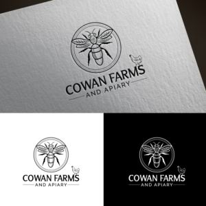 Cowan Farms and Apiary or Cowan Farms & Apiary | Logo-Design von sankar999