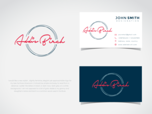 Addie Birch | Logo Design by dharlan