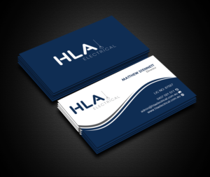 Business Card Design by Creations Box 2015 for HLA Electrical | Design #26247267