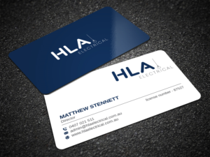 Business Card Design by Pictorial for HLA Electrical | Design #26241570