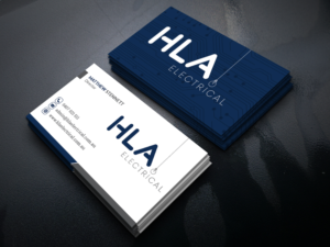 Business Card Design by websketchworld for HLA Electrical | Design #26244661