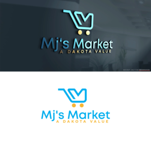 Mj's Market A Dakota Value | Logo-Design von Mono.co